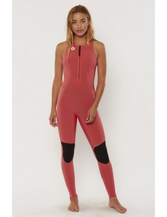 LONG JANE 7 SEAS ZIP FRONT Lily Pink