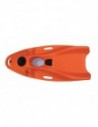Polyethylene webbed touring board.