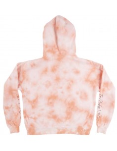 Alpha Zip Hoody Peach Tie Dye
