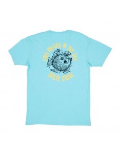 T-shirt Skewered SS Premium Pacific Blue