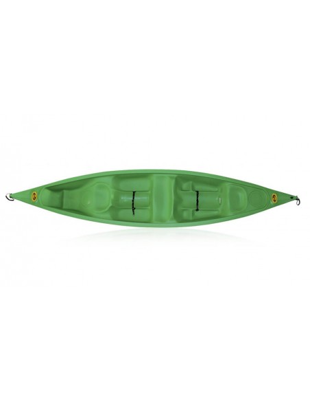 Canoe from the old wooden boats, the CANADIA offers particularly comfortable seats for an ideal position.