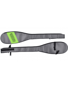 Capa universal para pagaias de kayak, pagaias para águas bravas e slalom. Podemos manter a pá longa ou separada. Velcro e clipes