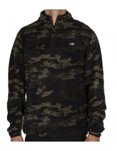 BALLAST QTR ZIP FLEECE CAMO