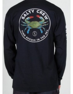 Blue Crabber Premium L/S Tee