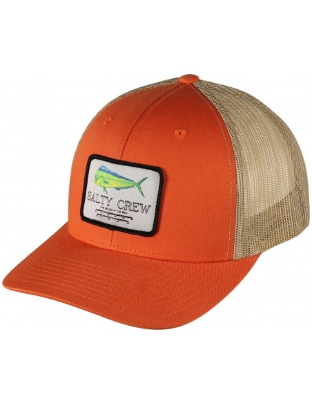 Mahi Mount Retro Trucker - Orange/Khaki