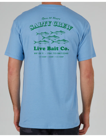 Green Rat Pack Premium Ss Tee - Marine Blue
