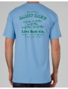 Green Rat Pack Premium Ss Tee - Marine Blue