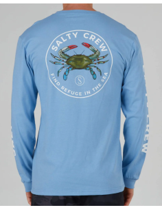Blue Crabber Premium L/S Tee