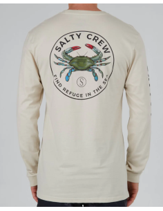 Blue Crabber Premium L/S Tee
