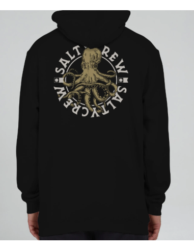 Tentacles Hooded Fleece - Black