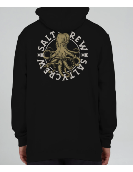 Tentacles Hooded Fleece - Black
