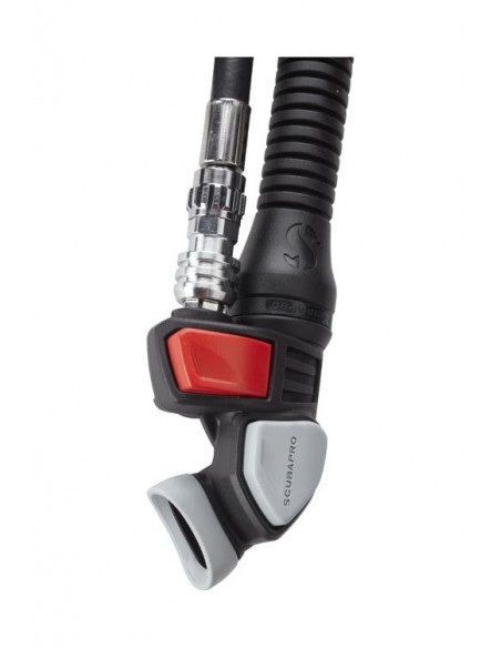 The Balanced Power Inflator has a streamlined and ergonomic design.