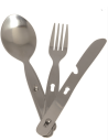 CAMPING 3-PC S/STEEL EATING UTENS.