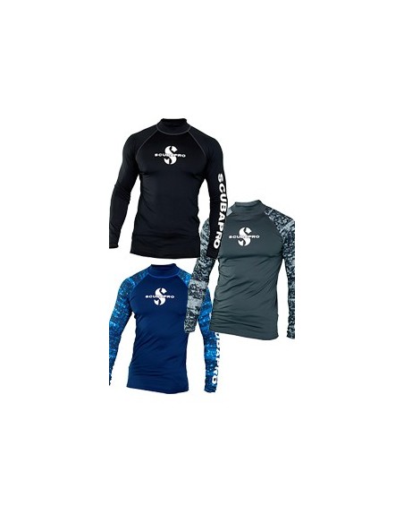 UPF 50 Long Sleeve Rash Guard Men