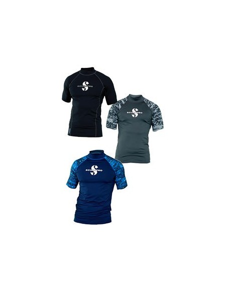 UPF 50 Short Sleeve Rash Guard Men