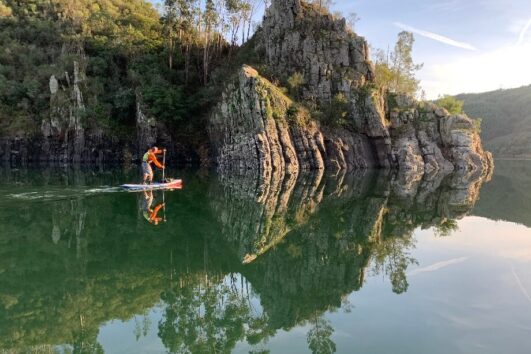 Passeio de SUP no Rio Zêzere
